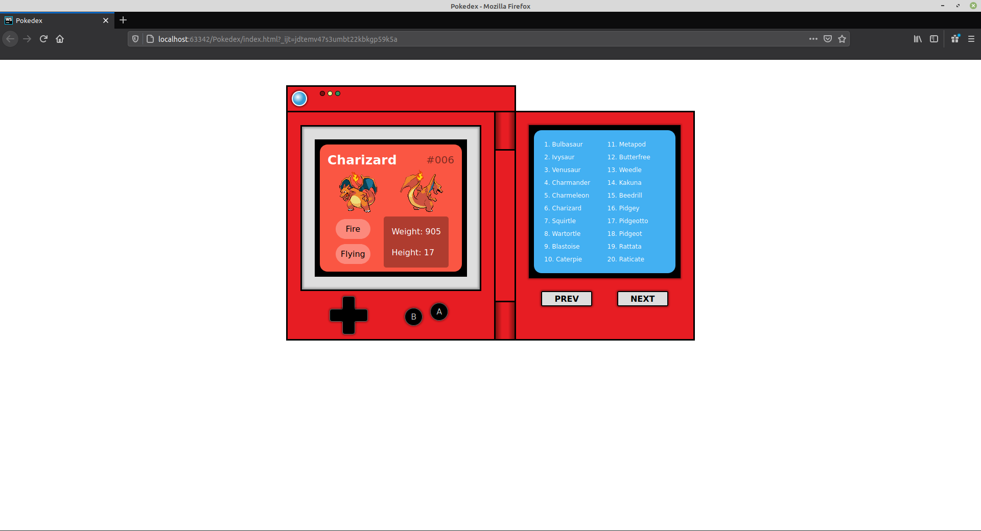 PokeDex picture